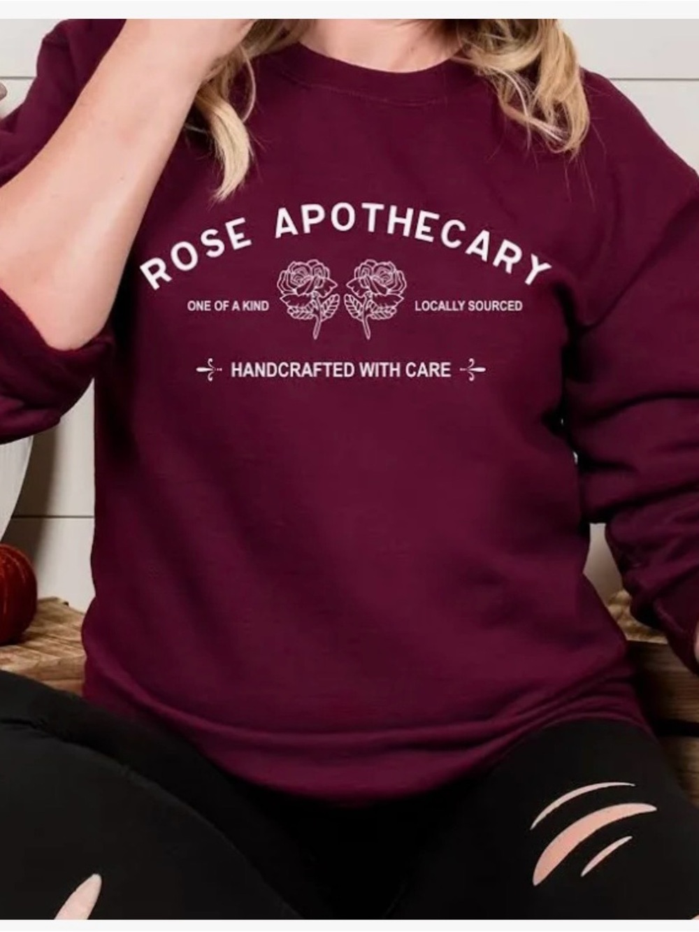 Schitt’s Creek Burgundy Graphic Sweatshirt